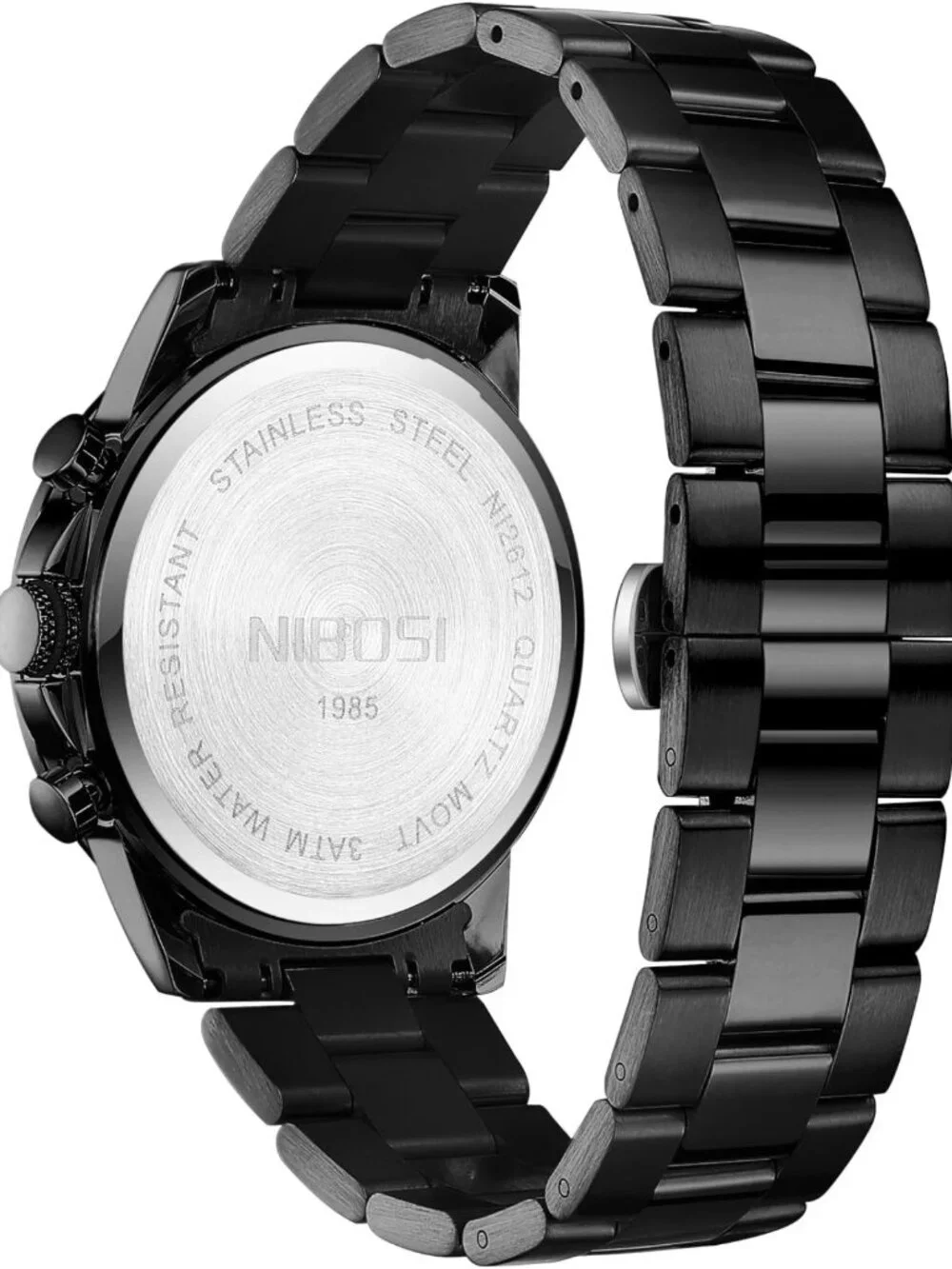 Stylish Men's Analog Quartz Watch - Waterproof Stainless Steel, Day & Date